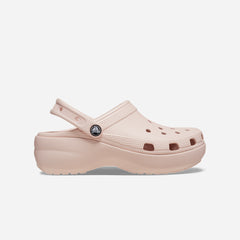 Giày Clog Nữ Crocs Classic Platform Quartz - Hồng - Supersports Vietnam
