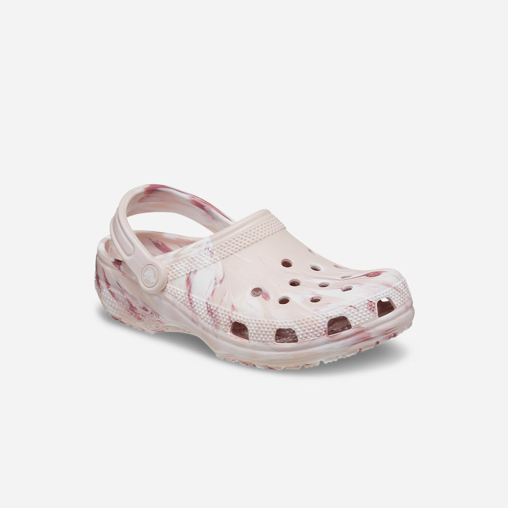 Giày Clog Unisex Crocs Classic Marbled - Hồng - Supersports Vietnam