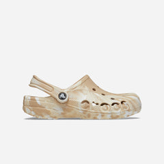 Giày Clog Unisex Crocs Baya Marbled - Nâu