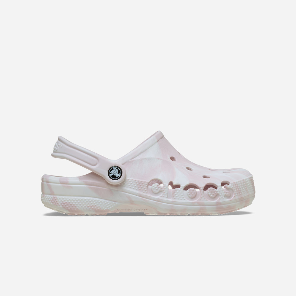 Giày Clog Unisex Crocs Baya Marbled - Hồng - Supersports Vietnam