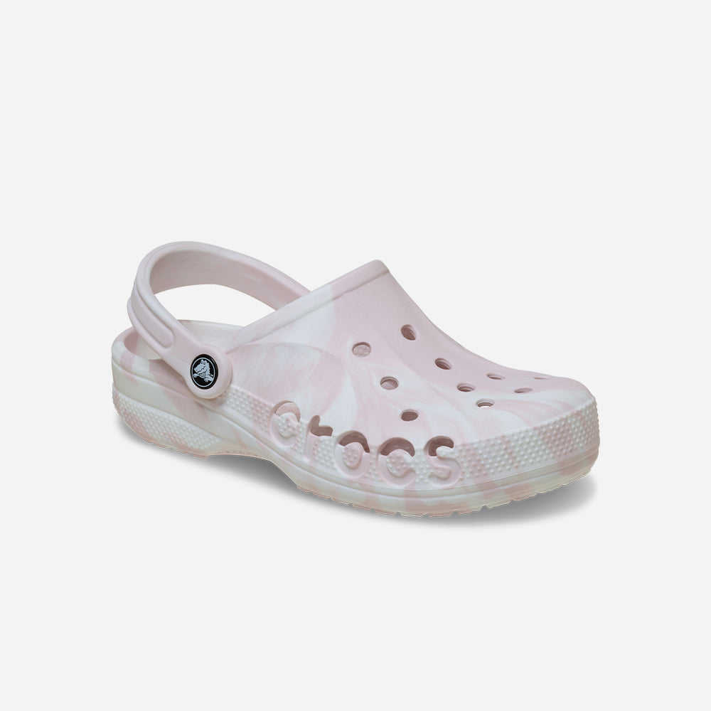 Giày Clog Unisex Crocs Baya Marbled - Hồng - Supersports Vietnam