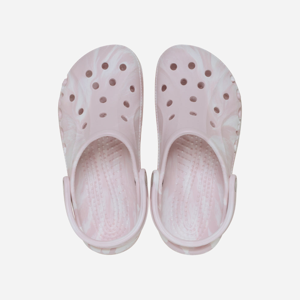 Giày Clog Unisex Crocs Baya Marbled - Hồng - Supersports Vietnam