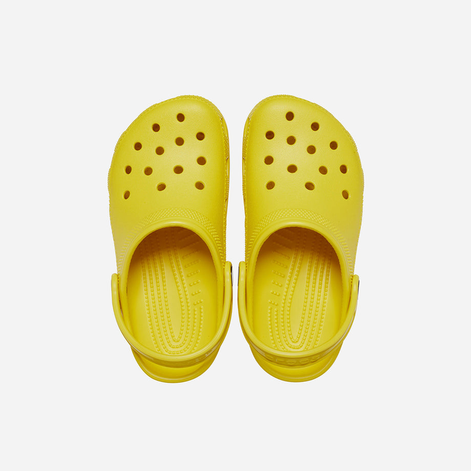 Yellow and hot sale white crocs