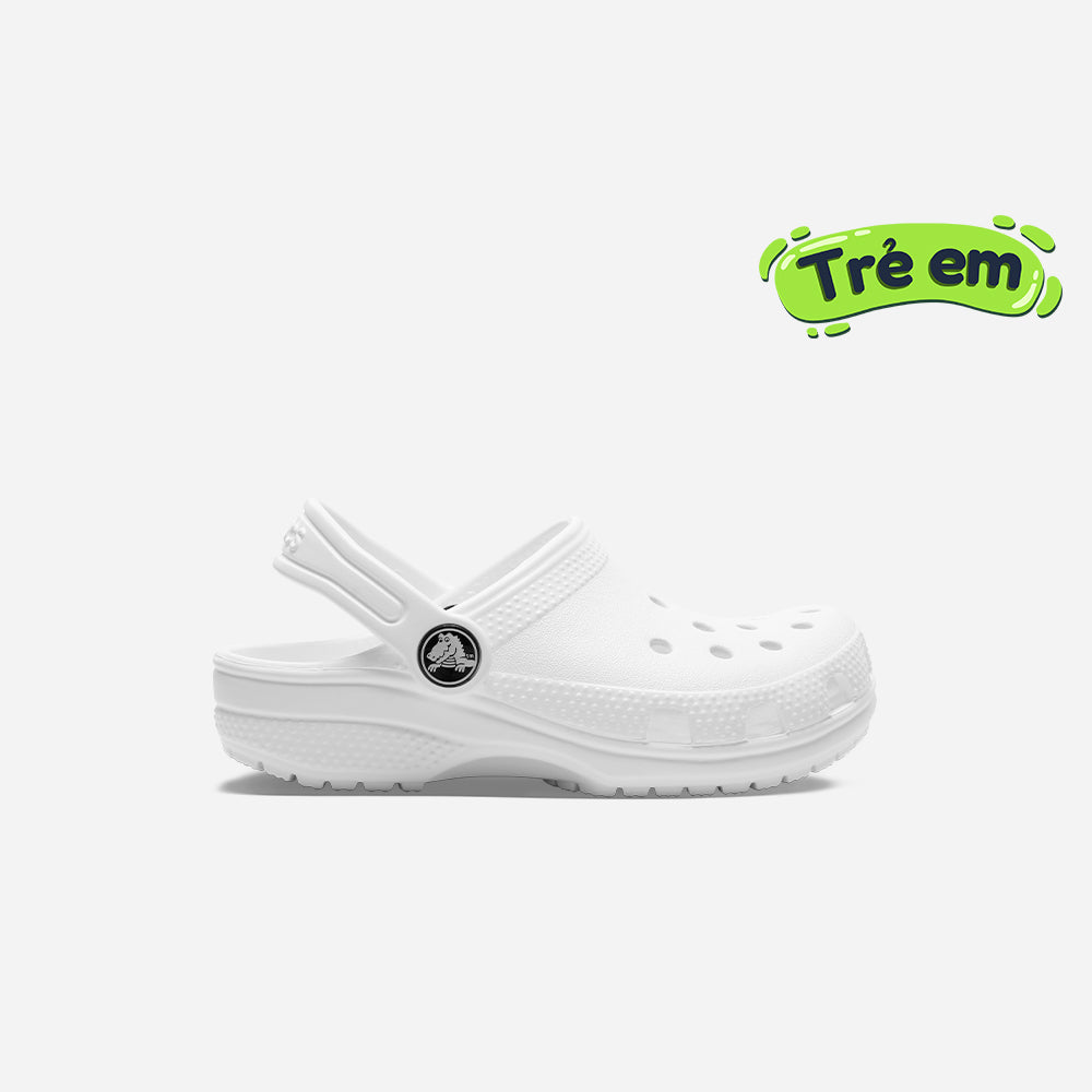 Giày Clog Trẻ Em Crocs Classic - Trắng - CROCS | Supersports Vietnam ...