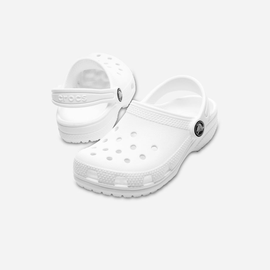 Boys hotsell white crocs