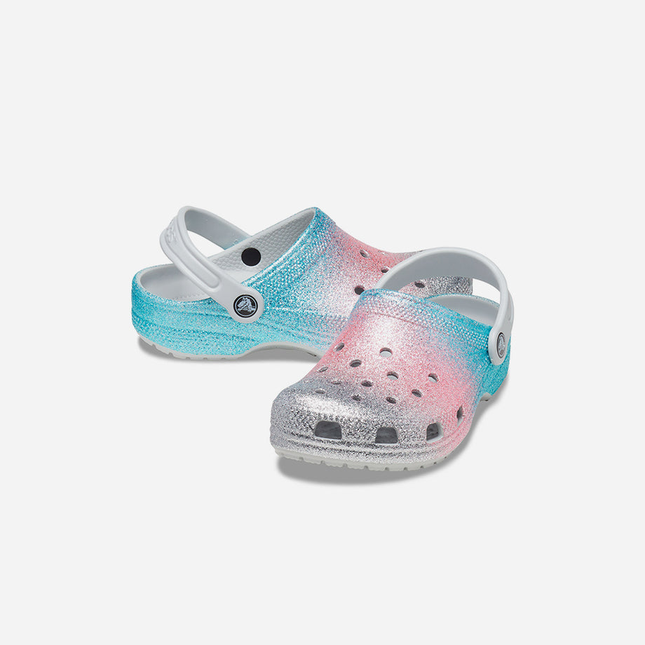 Hot pink tie online dye crocs