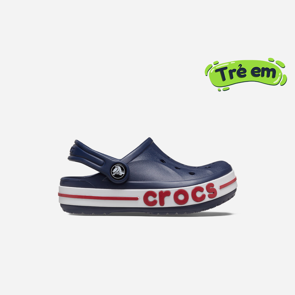 Giày Clog Trẻ Em Crocs Bayaband - Xanh Navy - Supersports Vietnam