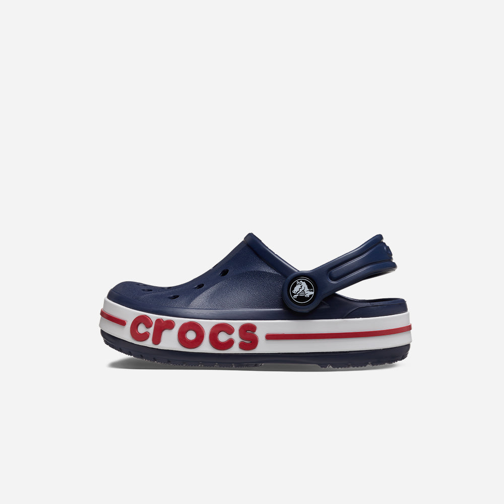 Giày Clog Trẻ Em Crocs Bayaband - Xanh Navy - Supersports Vietnam