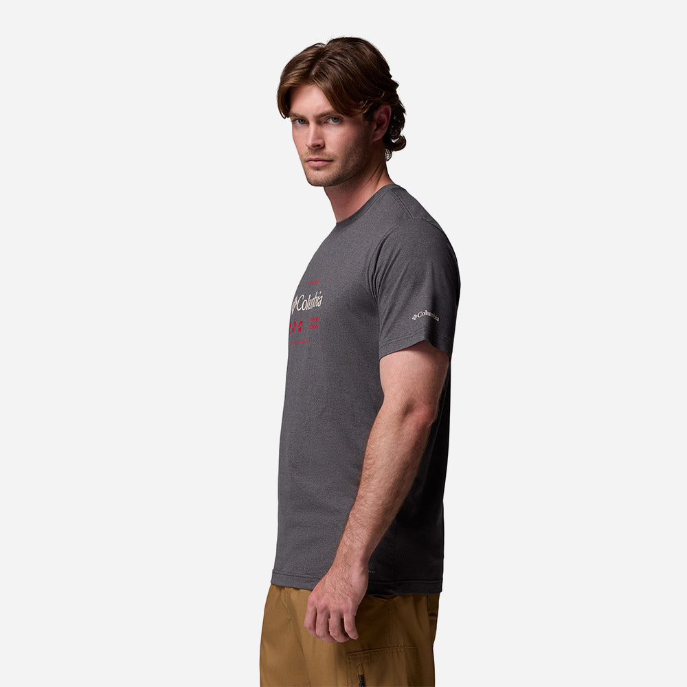 Áo Thun Nam Columbia Kwick Hike™ Graphic Short Sleeve - Xám - Supersports Vietnam