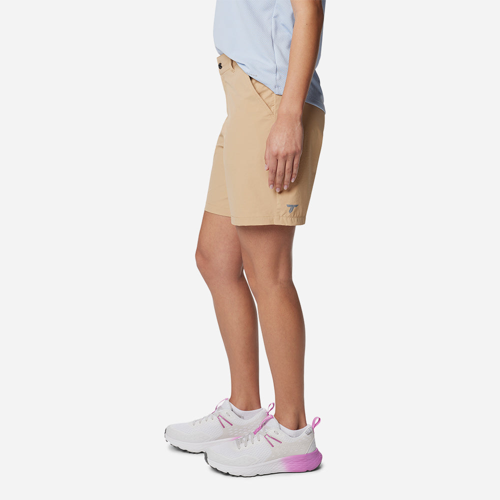 Quần Ngắn Thể Thao Nữ Columbia Summit Valley™ - Vàng - Supersports Vietnam