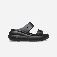 Dép Quai Ngang Unisex Crocs Classic Crush - Đen - Supersports Vietnam