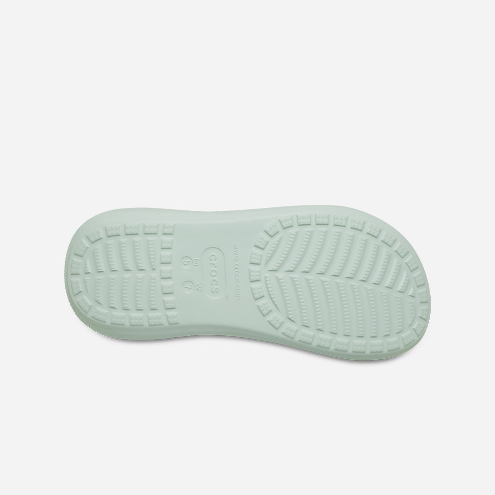 Dép Quai Ngang Unisex Crocs Crush - Xanh Mint - Supersports Vietnam