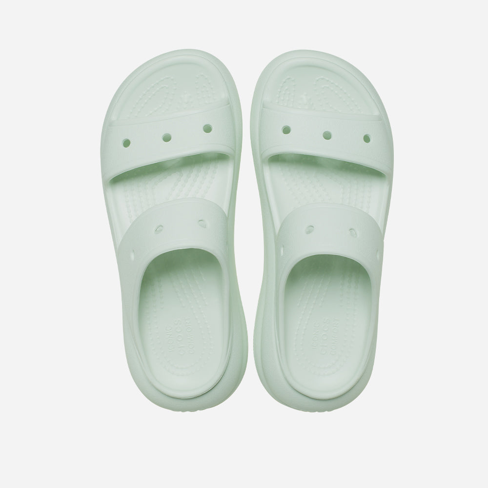 Dép Quai Ngang Unisex Crocs Crush - Xanh Mint - Supersports Vietnam