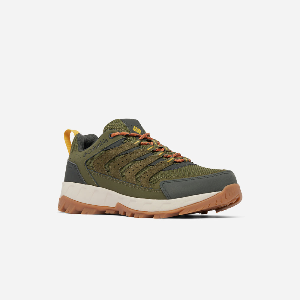 Giày Leo Núi Nam Columbia Strata Trail™ Low Waterproof - Xanh Quân Đội - Supersports Vietnam