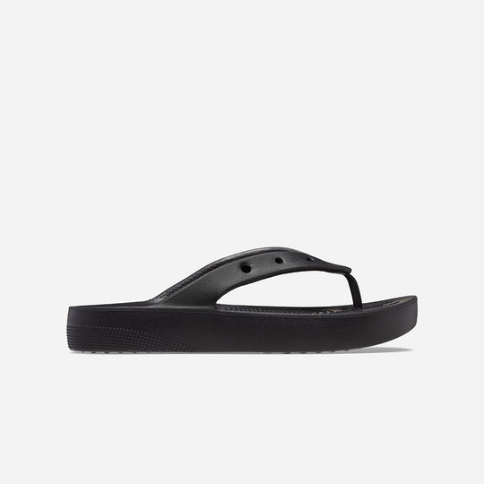 Women's Crocs Classic Platform Flip-Flops - Black