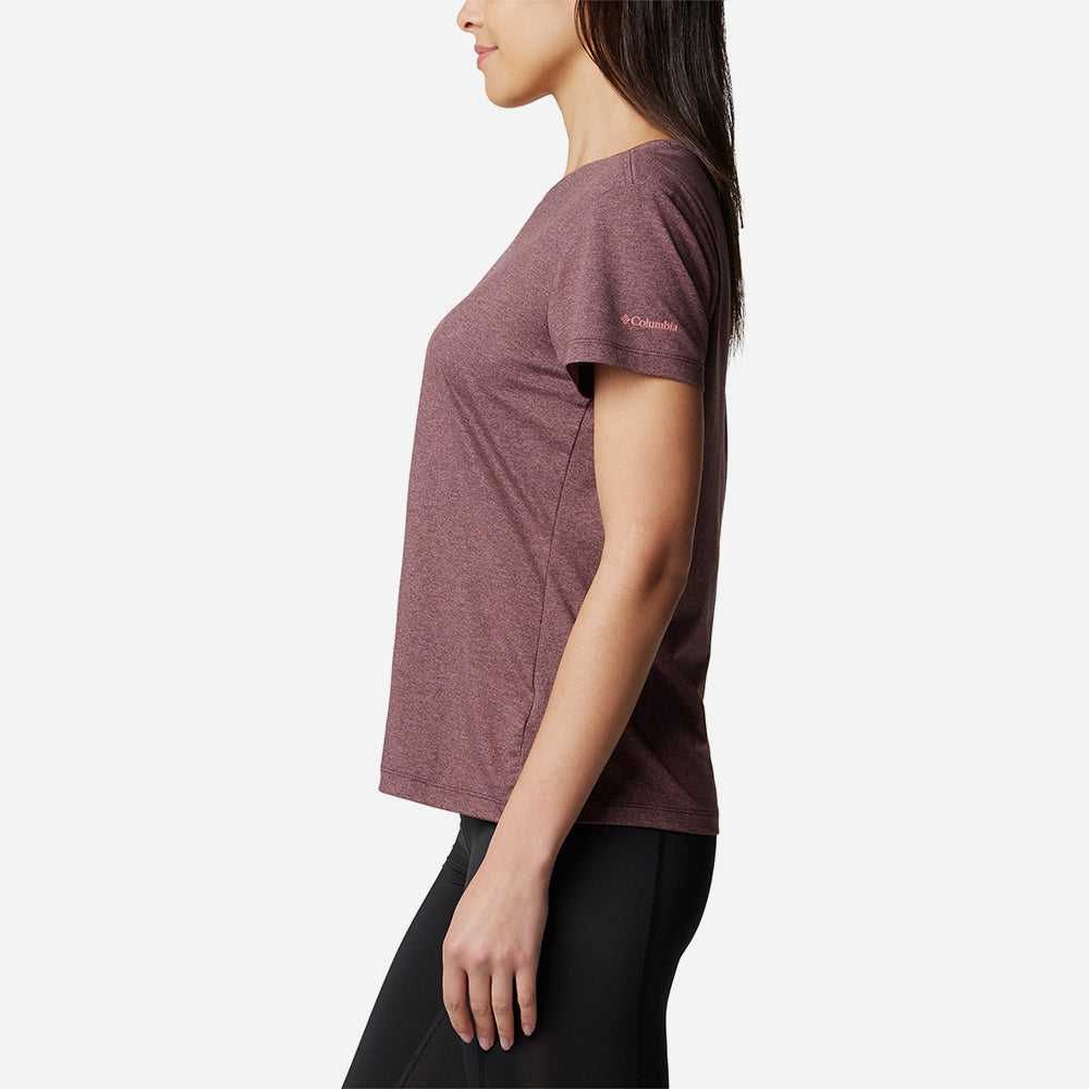Áo Thun Tay Ngắn Nữ Columbia Sloan Ridge™ Graphic - Tím - Supersports Vietnam