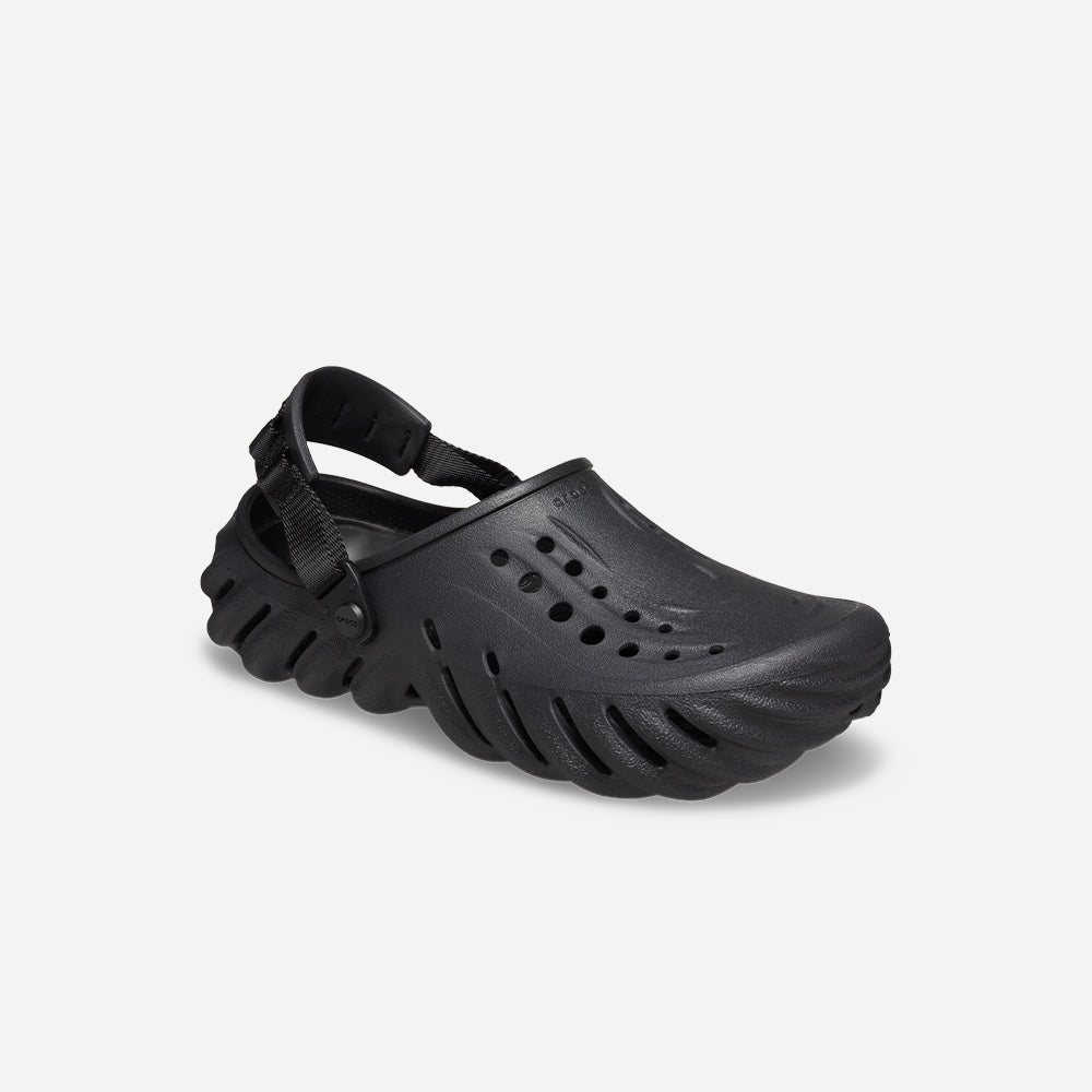 Giày Clog Unisex Crocs Echo - Đen - Supersports Vietnam