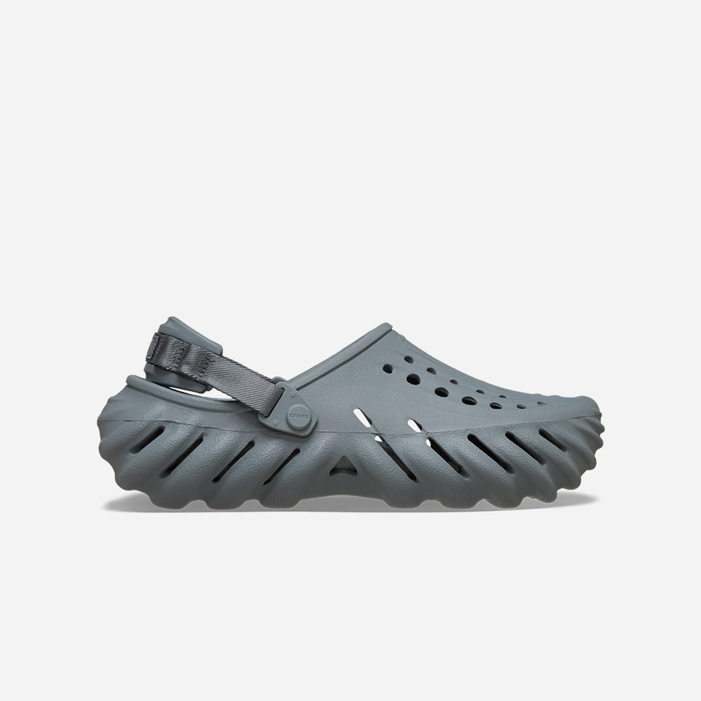 Giày Clog Unisex Crocs Echo - Xám - Supersports Vietnam