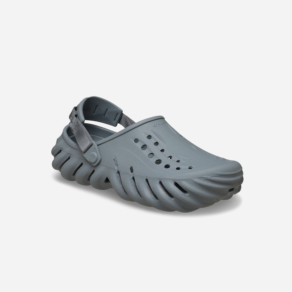 Giày Clog Unisex Crocs Echo - Xám - Supersports Vietnam