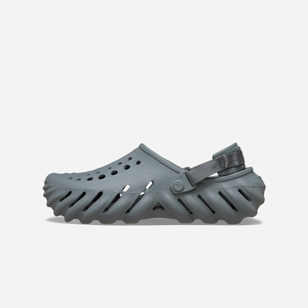 Giày Clog Unisex Crocs Echo - Xám - Supersports Vietnam