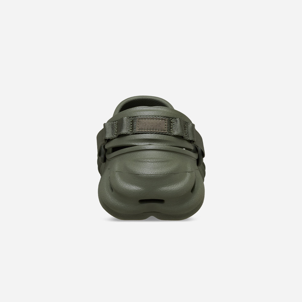 Giày Clog Unisex Crocs Echo Dusty - Xanh Quân Đội - Supersports Vietnam