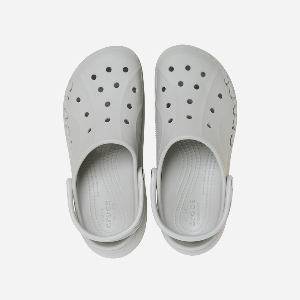 Giày Clog Nữ Crocs Baya Platform - Xám - Supersports Vietnam