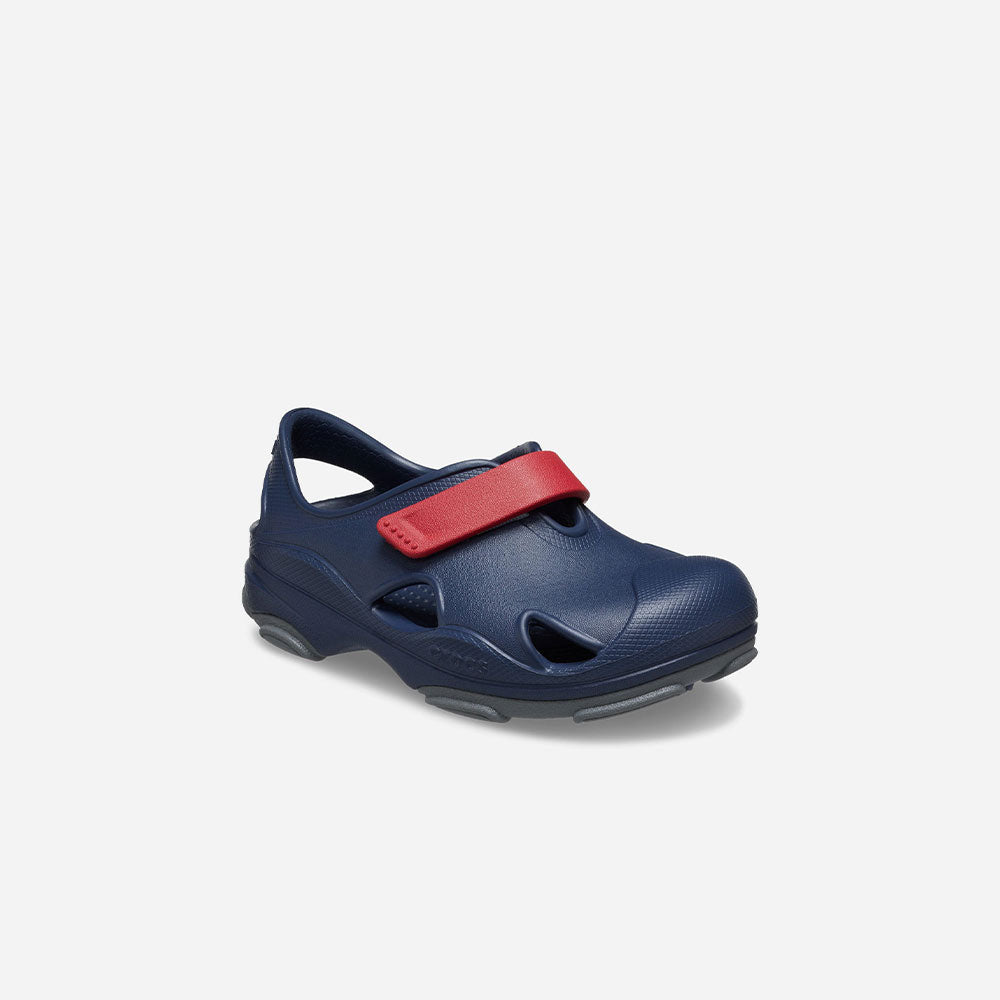 Giày Sandals Trẻ Em Crocs Toddler All-Terrain Fisherman - Xanh Navy - Supersports Vietnam