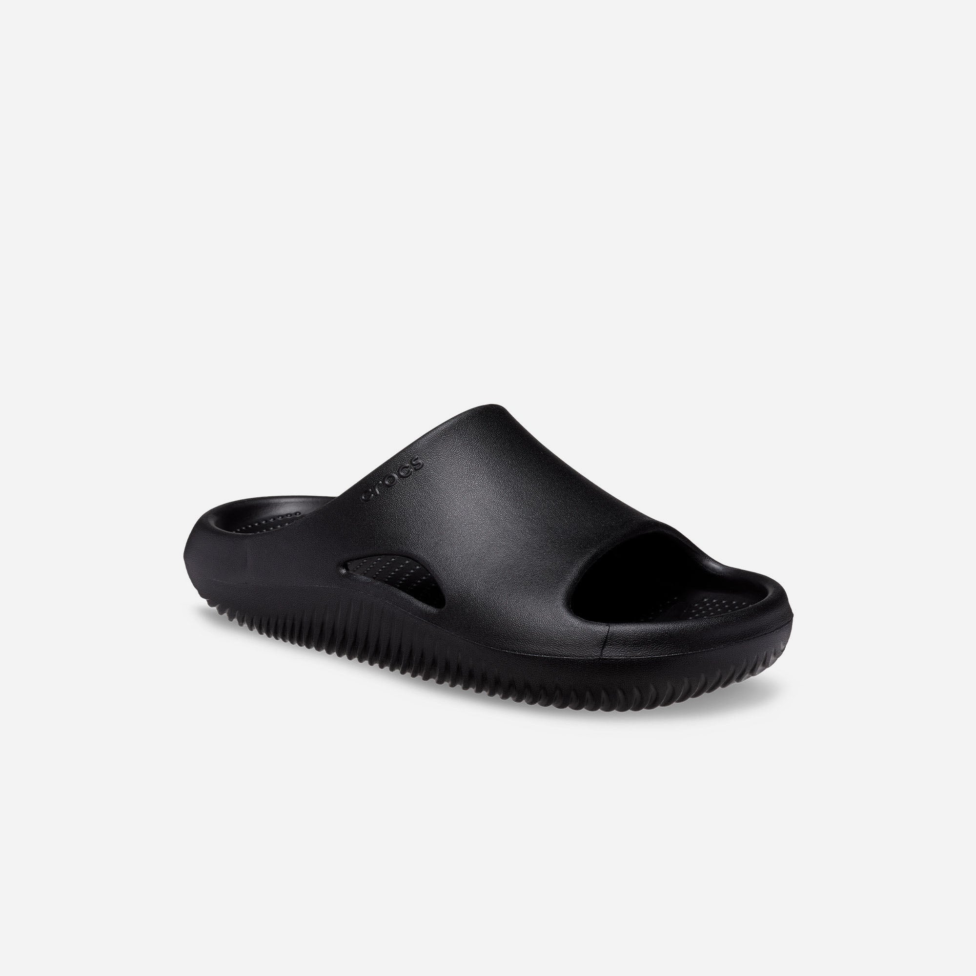 Dép Quai Ngang Unisex Crocs Mellow - Đen - Supersports Vietnam