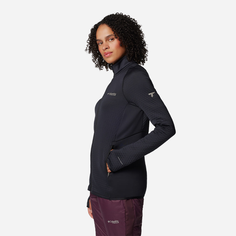 Áo Khoác Nữ Columbia Triple Canyon™ Grid Fleece Fz - Đen - Supersports Vietnam