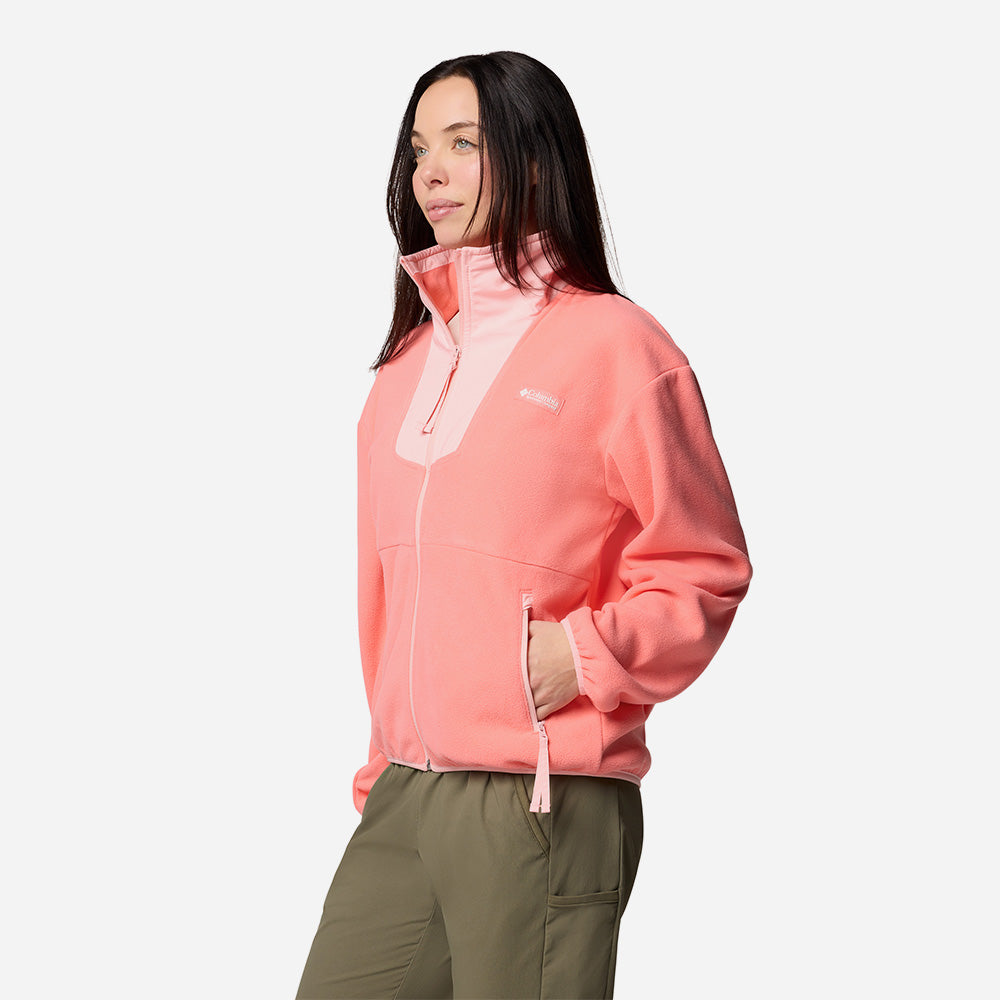 Áo Khoác Nữ Columbia Sequoia Grove™ Full Zip Fleece - Hồng - Supersports Vietnam