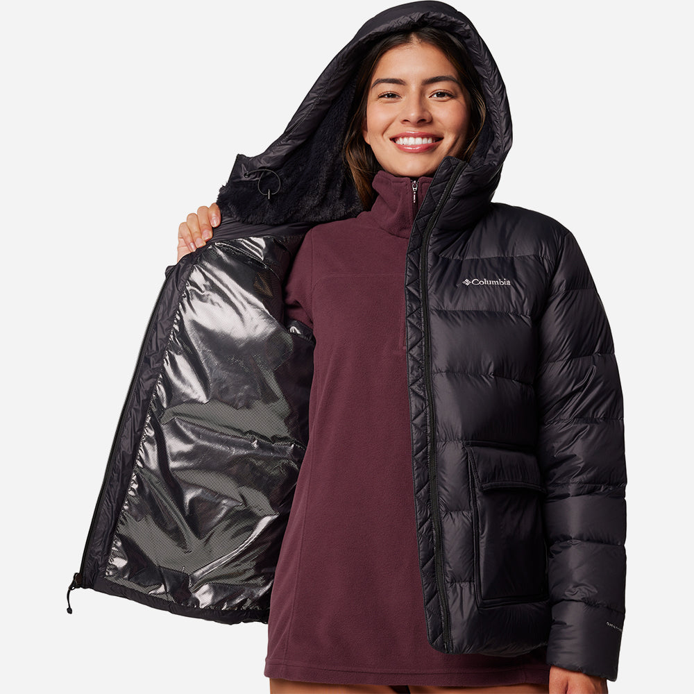 Áo Khoác Nữ Columbia Harmony Falls™ Hooded Down - Đen - Supersports Vietnam