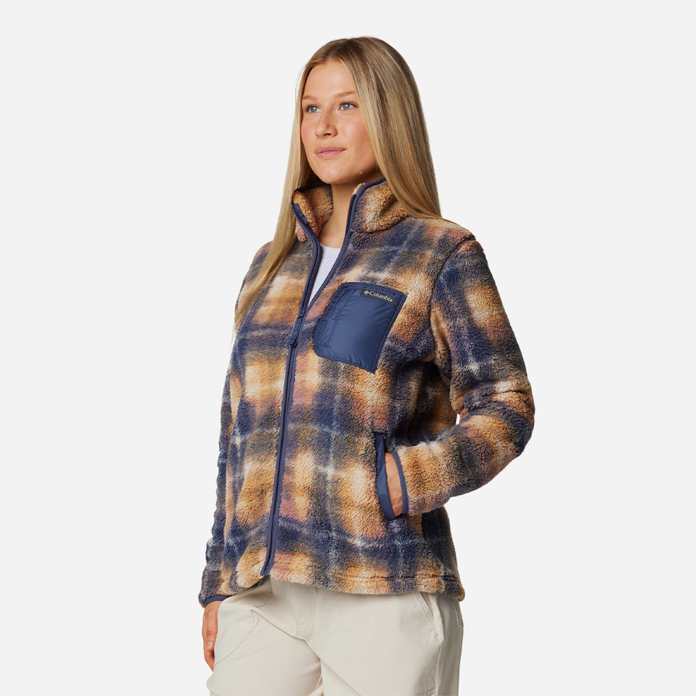 Áo Khoác Nữ Columbia West Bend™ Print Full Zip Ii - Cam - Supersports Vietnam