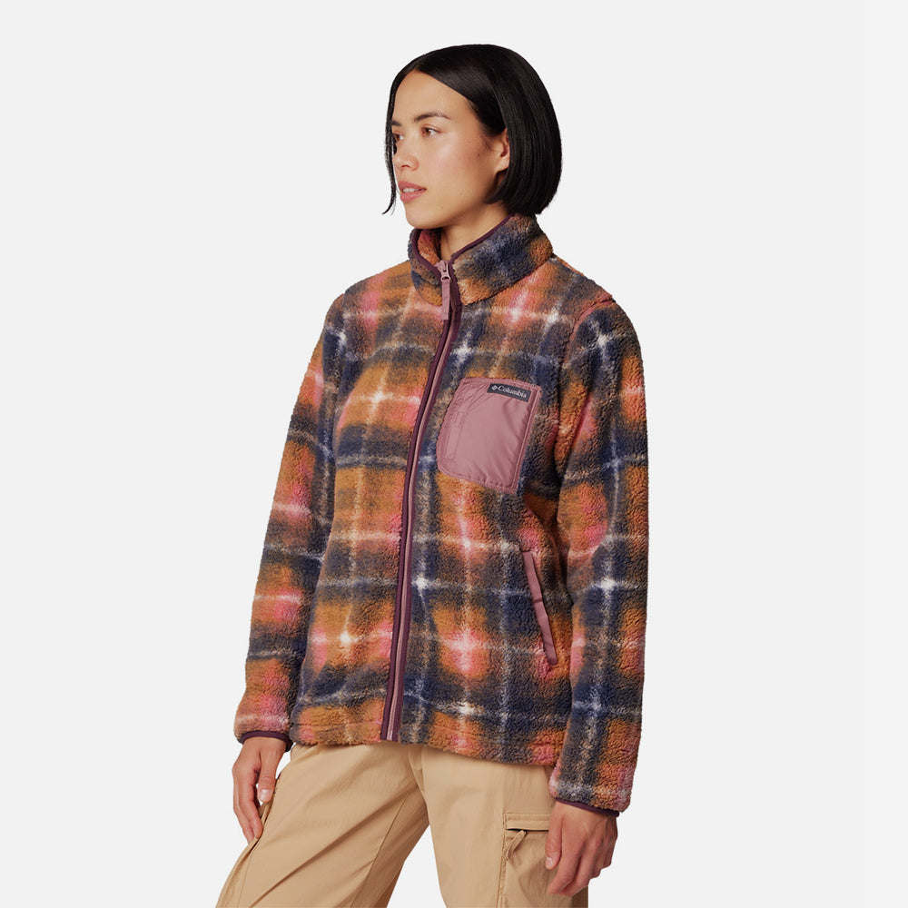 Áo Khoác Nữ Columbia West Bend™ Print Full Zip Ii - Cam - Supersports Vietnam