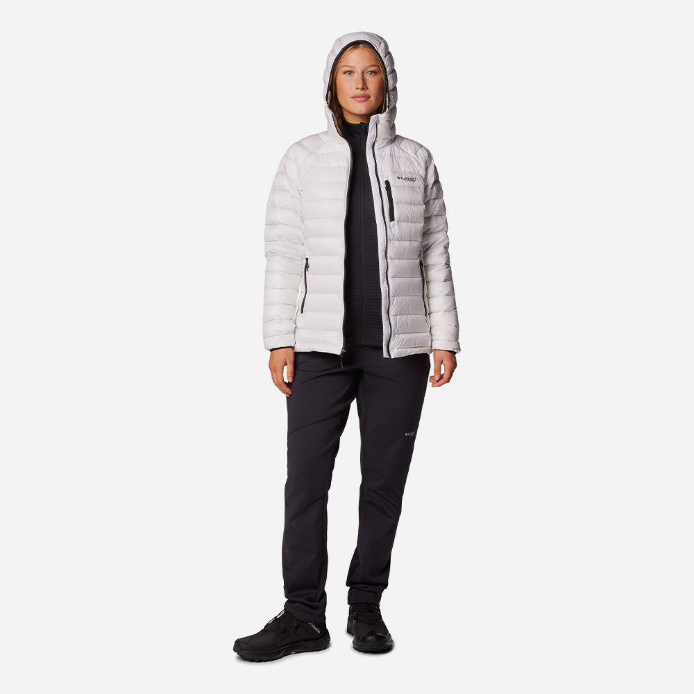 Áo Khoác Nữ Columbia Arctic Crest™ Down Hooded - Trắng