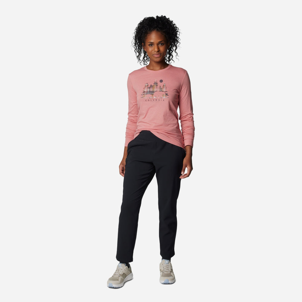 Quần Dài Thể Thao Nữ Columbia All Seasons™ Pull-On - Đen - Supersports Vietnam
