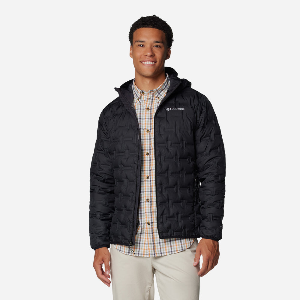 Áo Khoác Nam Columbia Delta Ridge™ II Down Hooded - Đen - Supersports Vietnam