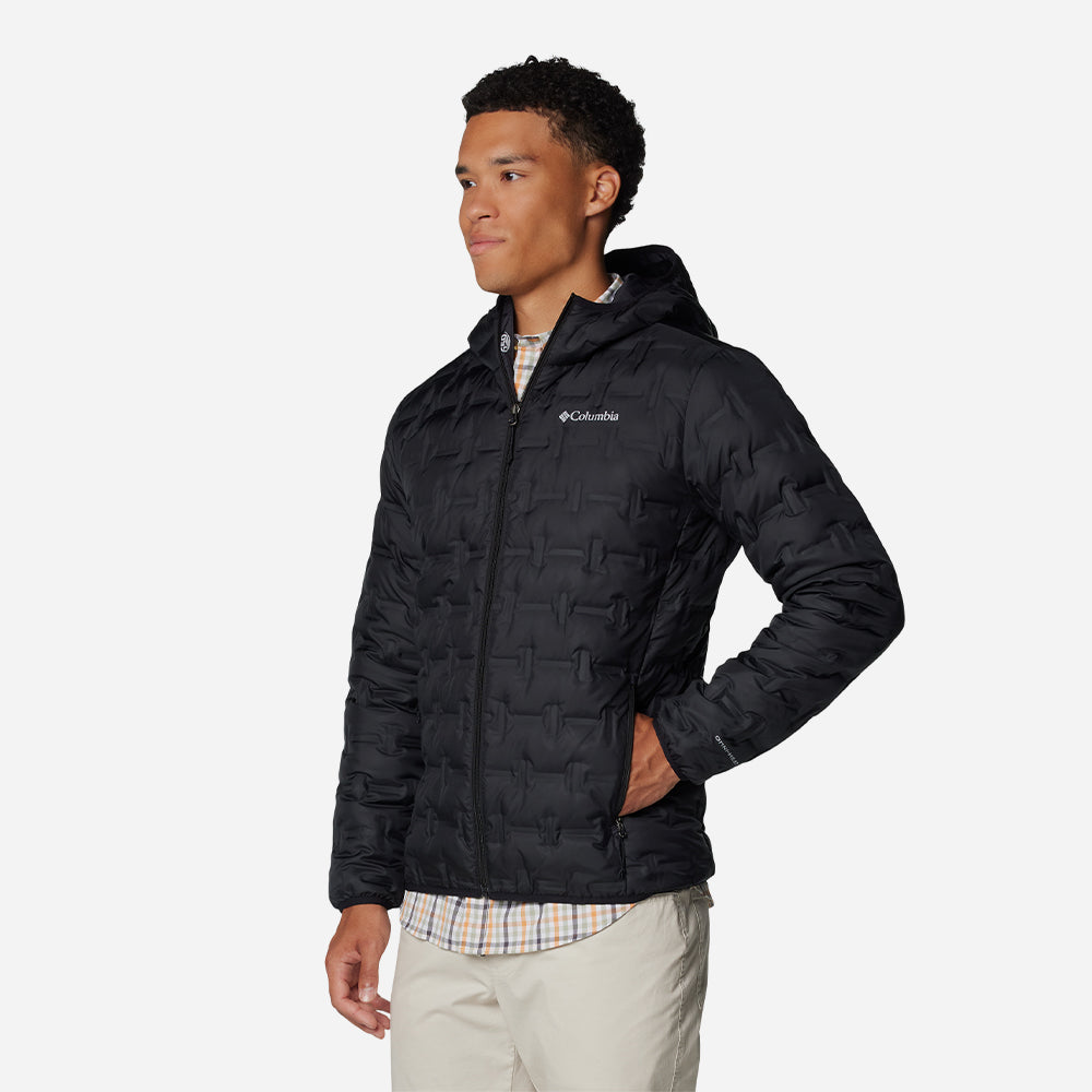 Áo Khoác Nam Columbia Delta Ridge™ II Down Hooded - Đen - Supersports Vietnam