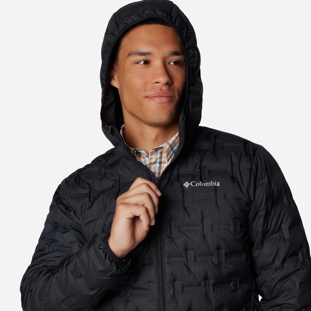 Áo Khoác Nam Columbia Delta Ridge™ II Down Hooded - Đen - Supersports Vietnam