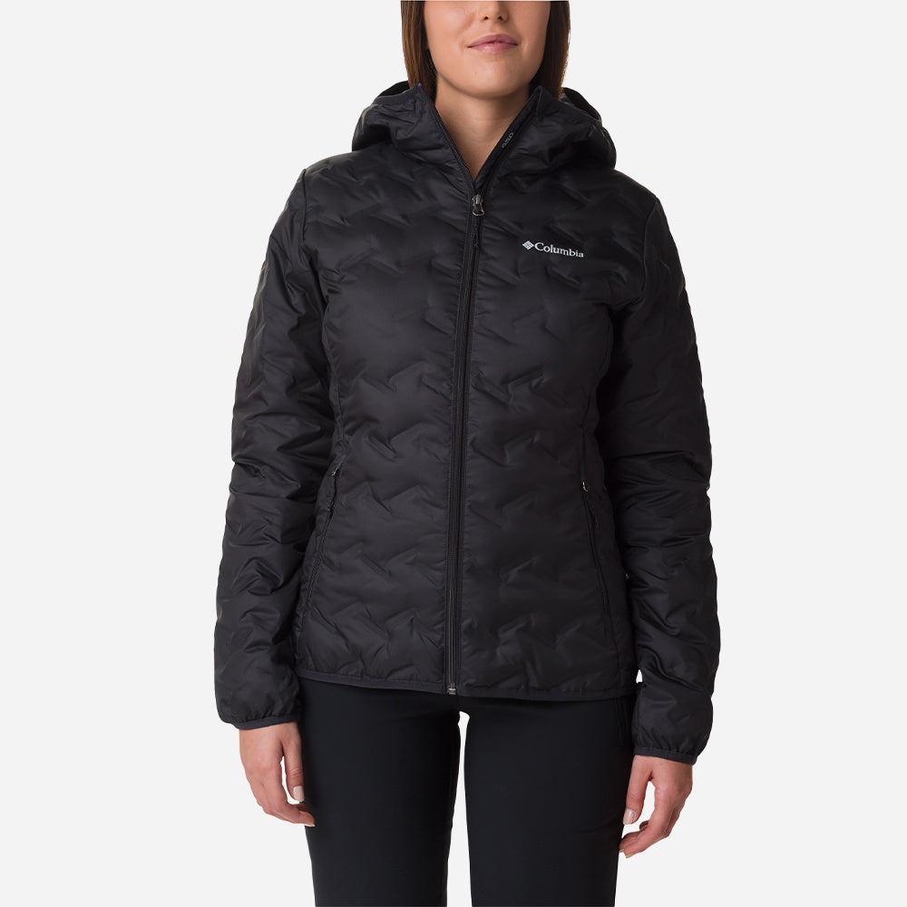 Áo Khoác Nữ Columbia Delta Ridge™ II Down Hooded - Đen - Supersports Vietnam