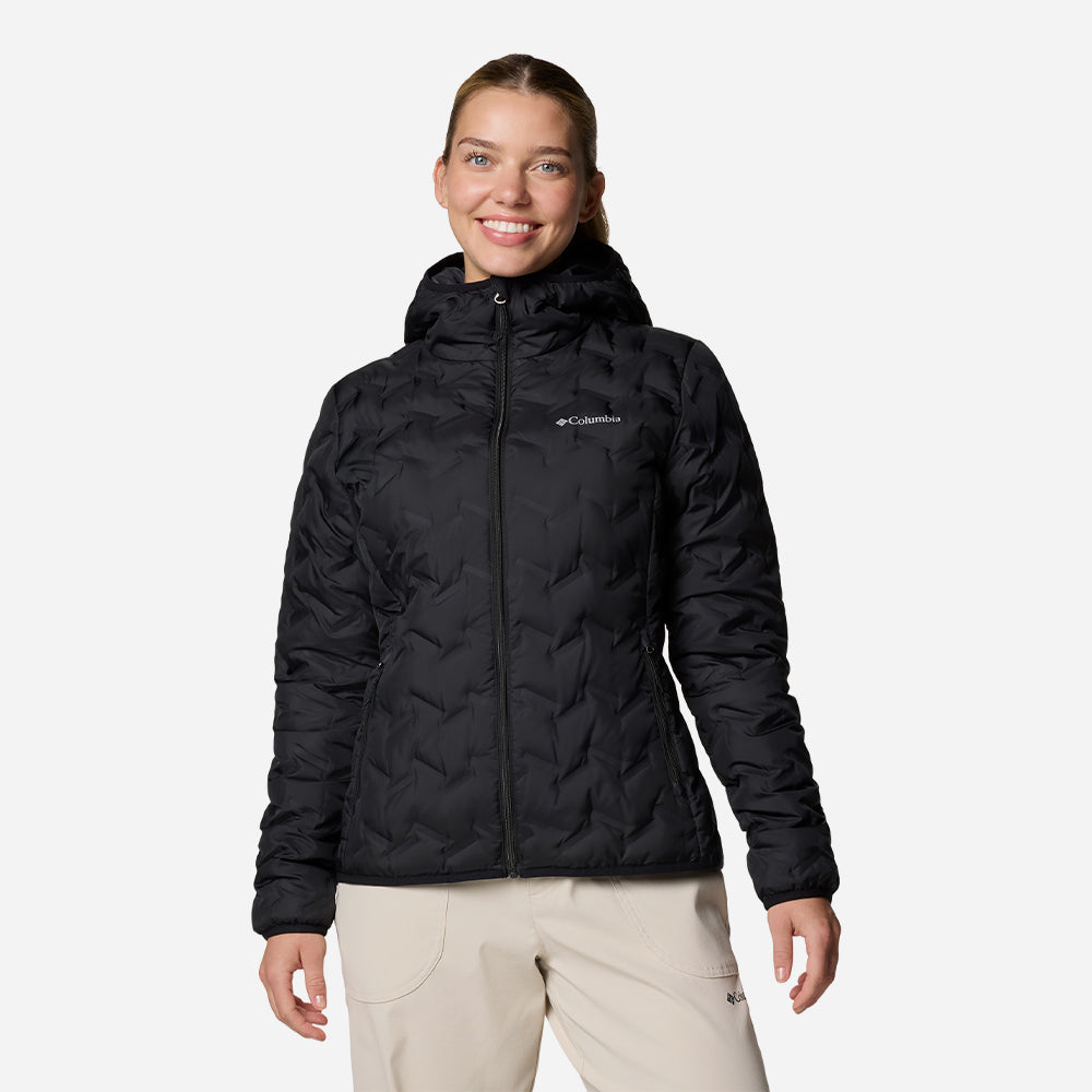 Áo Khoác Nữ Columbia Delta Ridge™ Ii Down Hooded - Đen - Supersports Vietnam