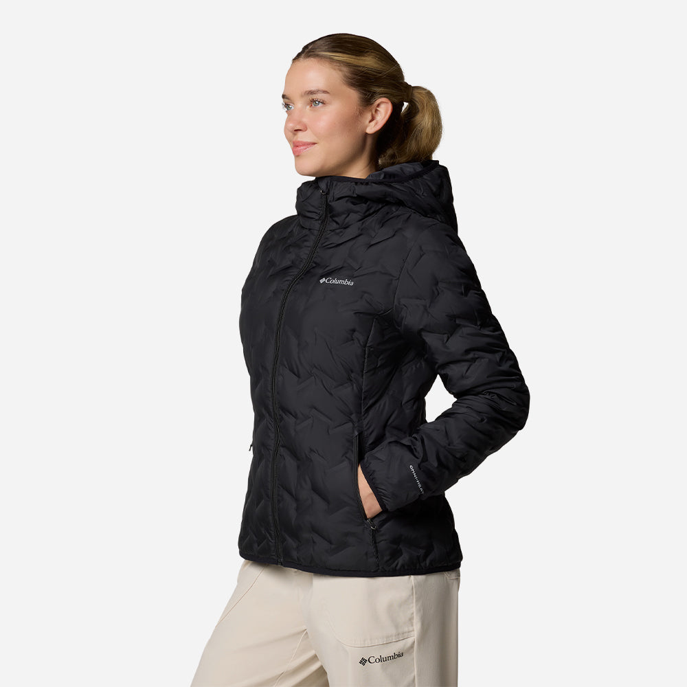 Áo Khoác Nữ Columbia Delta Ridge™ Ii Down Hooded - Đen - Supersports Vietnam