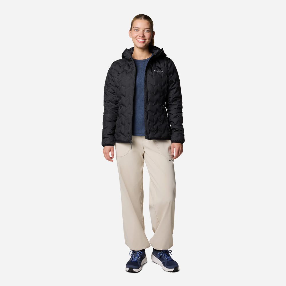 Áo Khoác Nữ Columbia Delta Ridge™ Ii Down Hooded - Đen - Supersports Vietnam