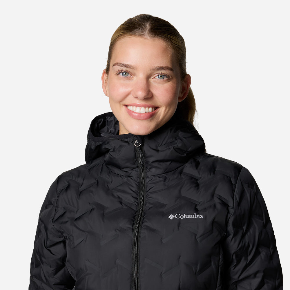Áo Khoác Nữ Columbia Delta Ridge™ Ii Down Hooded - Đen - Supersports Vietnam