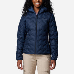 Women's Columbia Delta Ridge™ Ii Down Hooded Puffer - Navy