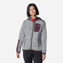 Women's Columbia Arctic Crest™ Sherpa Full Zip Jacket - Gray