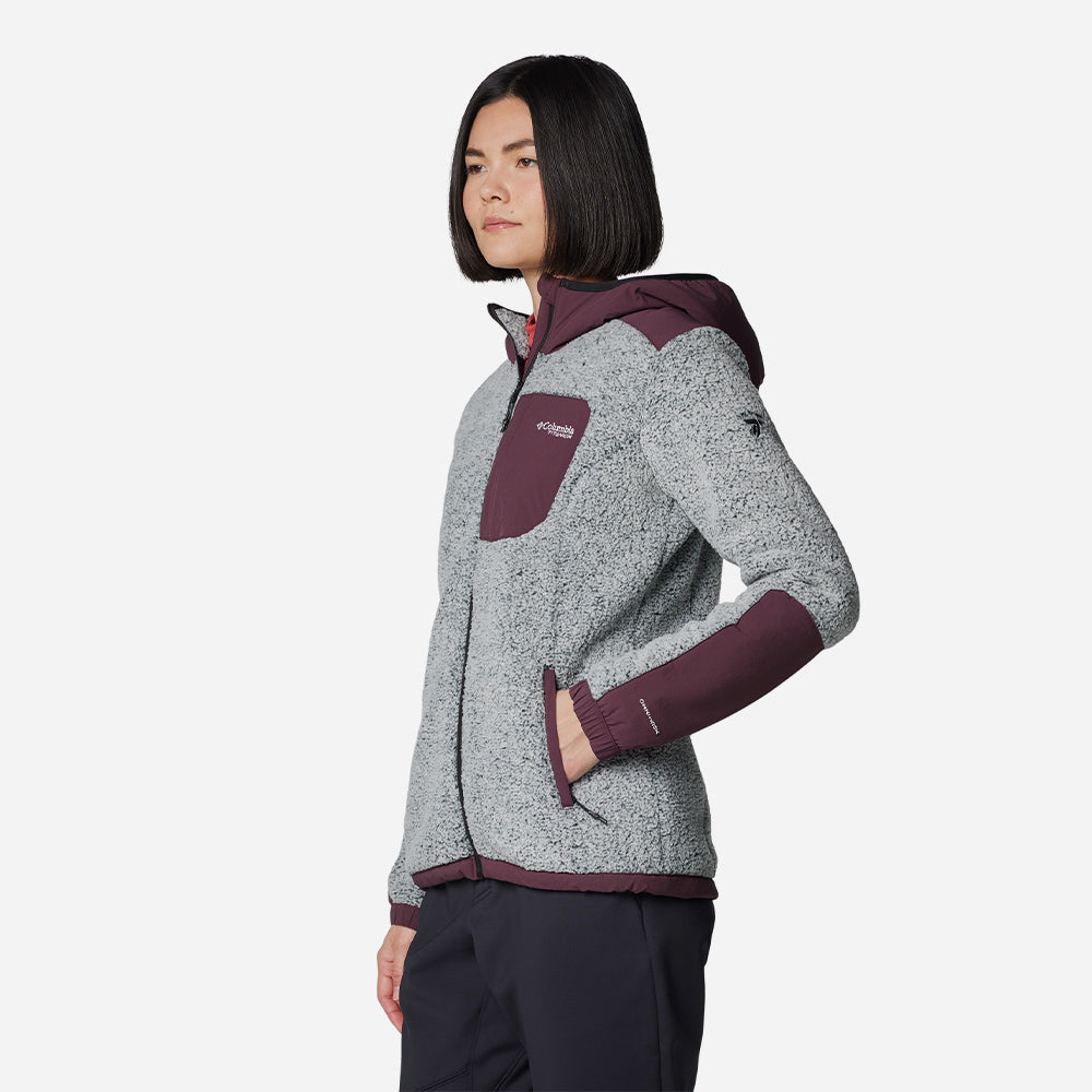 Áo Khoác Nữ Columbia Arctic Crest™ Sherpa Full Zip - Xám