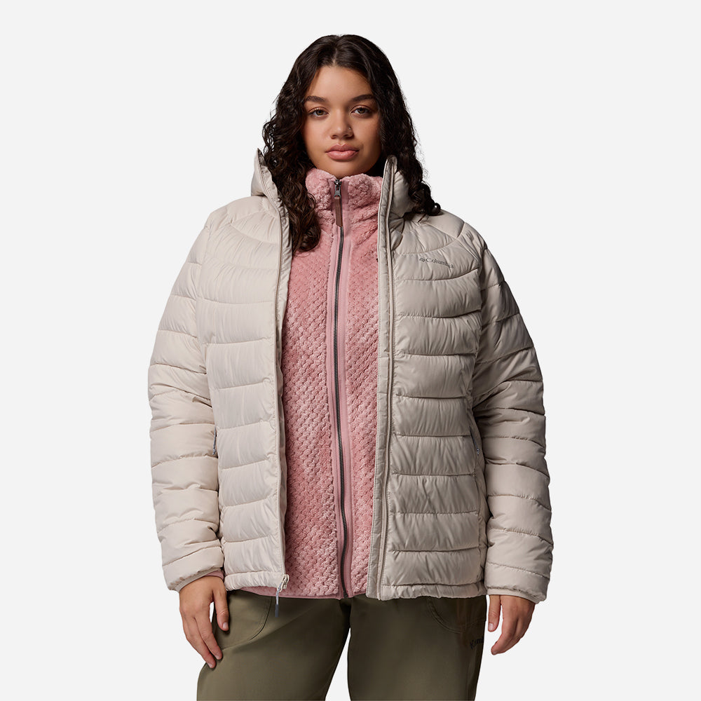 Áo Khoác Nữ Columbia Powder Lite™ II Hooded - Be - Supersports Vietnam