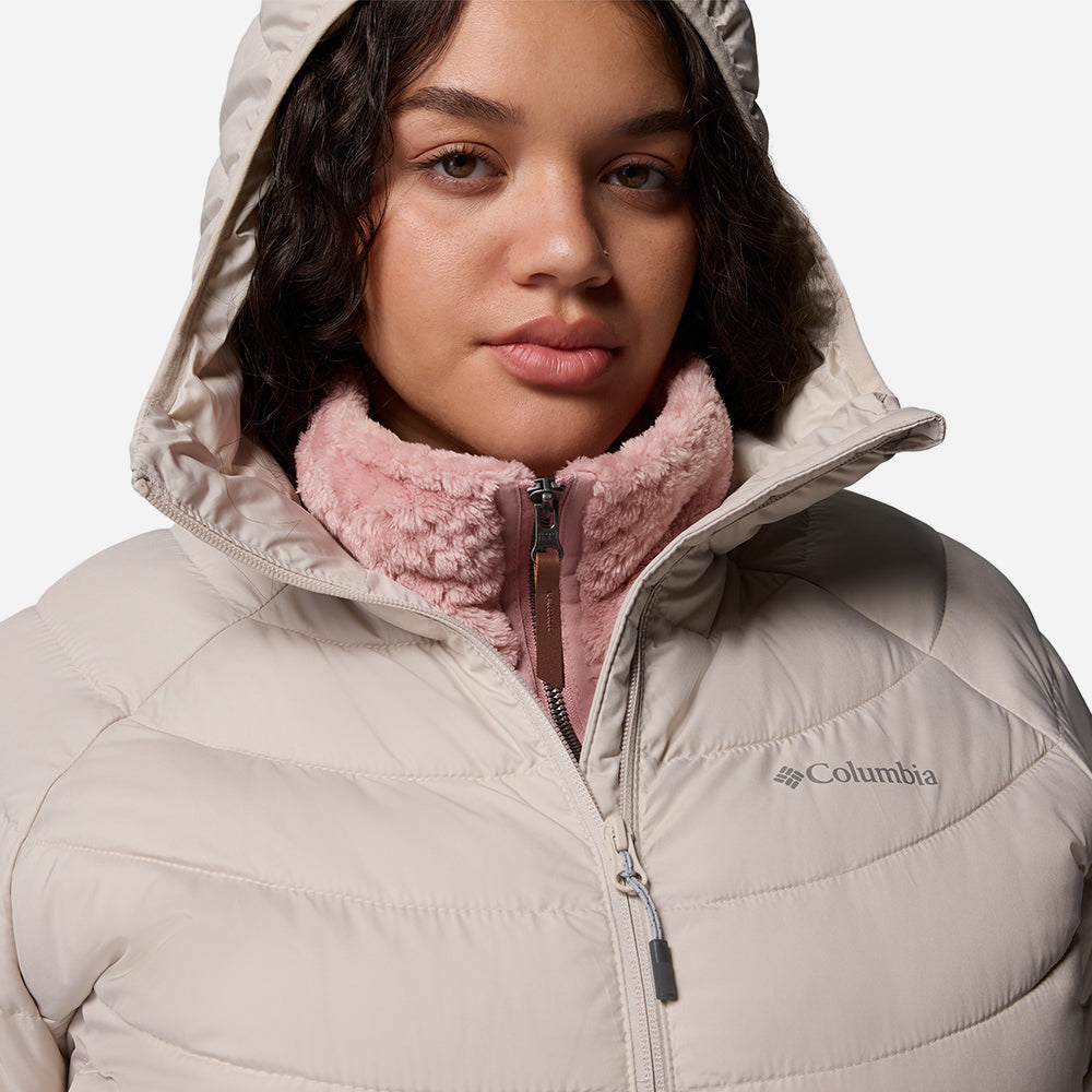 Áo Khoác Nữ Columbia Powder Lite™ II Hooded - Be - Supersports Vietnam