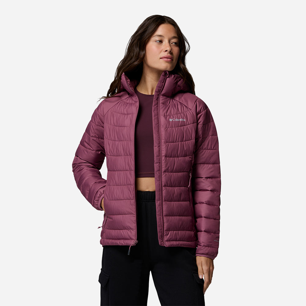 Áo Khoác Nữ Columbia Powder Lite™ II Hooded - Hồng - Supersports Vietnam