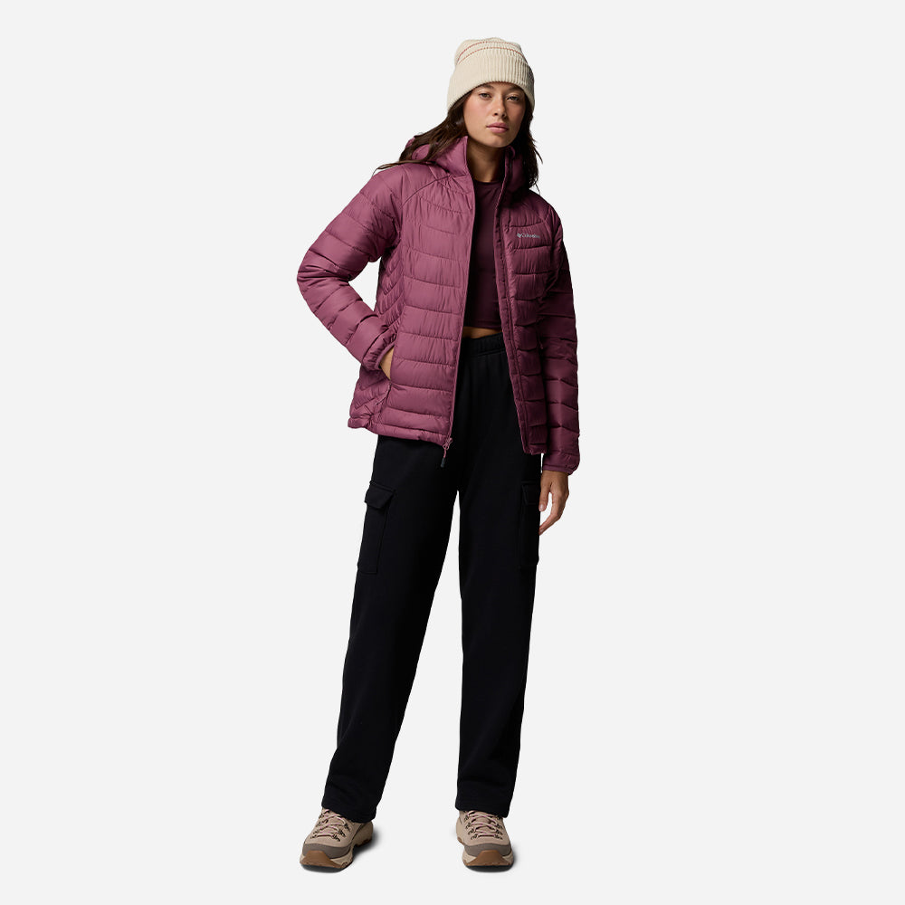 Áo Khoác Nữ Columbia Powder Lite™ II Hooded - Hồng - Supersports Vietnam